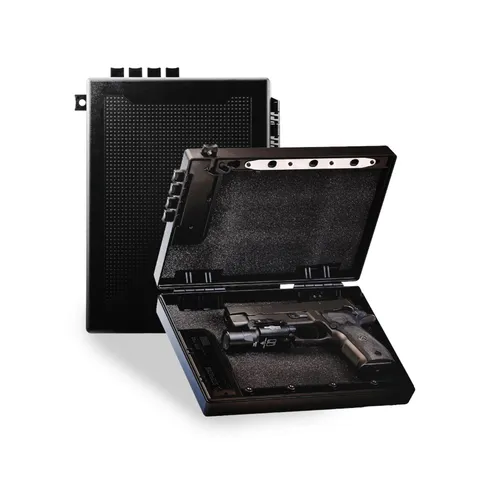 STOPBOX Gun Safe Alternative - Tactical Handgun Storage, Instant Access Porta...