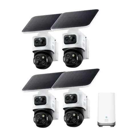 New Eufy S4 Triple Lens Solar Camera 8x Zoom