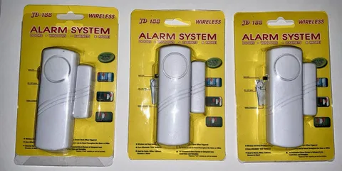 Wireless Alarm Systems Windows Doors NEW In Package Set of 3
