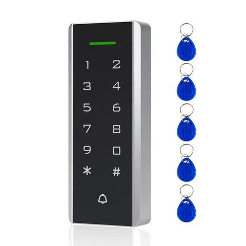 Door Access Control System, 125KHz Proximity ID Card Access Control Keypad Su...
