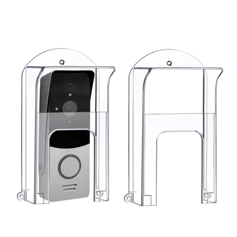 2 Pieces Clear Plastic Rain Bell Protector Bell 1944