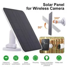 Security Camera Solar Panel with 9.8ft Cable Waterproof for Arlo Pro 4 5S 3 2