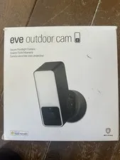 Eve Outdoor WiFi Cam Model 20ECA801 Apple HomeKit Secure Video Floodlight Camera