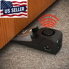 Portable Door Stop Alarm 120dB Security Alarm Wedge for Home Hotel Travel