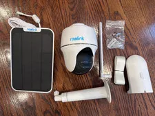 REOLINK 4G LTE Cellular Security Camera Outdoor, 5MP No WiFi, + Solar Panel
