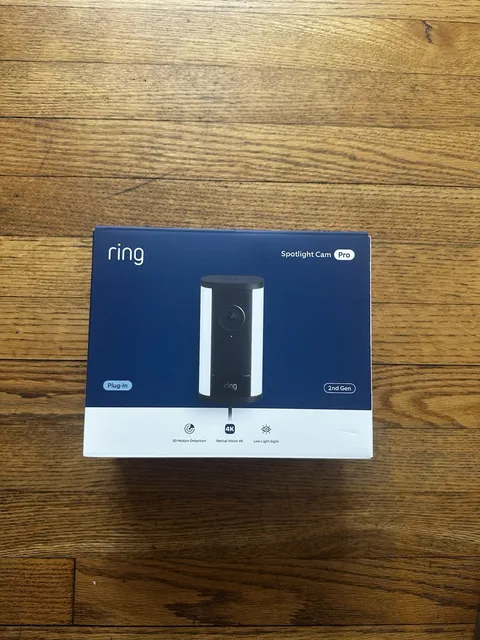 Ring 4K Spotlight Cam Pro (Newest Model) 2nd Gen Black