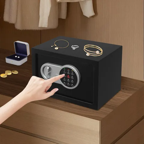 Steel Digital Safe Box Lock Passport Home Security Safes Cash Box for Home Hotel