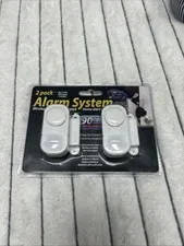 Two pack alarm system wireless/battery operated home alert system magnetic senso
