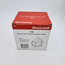 Honeywell Ademco 748 Dual Tone Indoor Outdoor Siren 119dB Alarm Horn Boxed