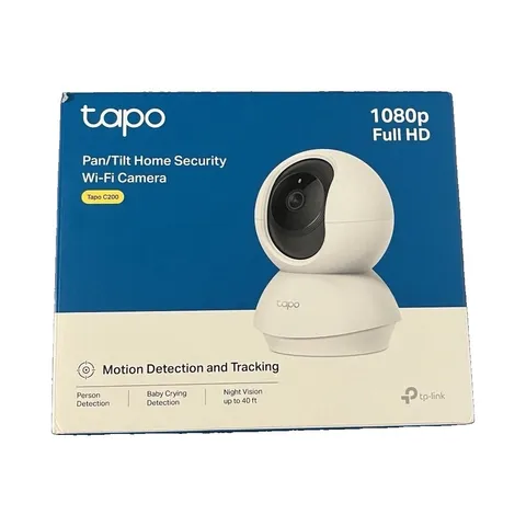 Tapo C200 1080p Pan/Tilt Indoor Wi‑Fi Camera Night Vision 2‑Way Audio Alexa