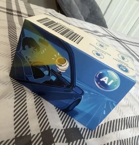 AI Intelligent Model Dash Camera 1080p Wi-Fi IP, Facial Recognition, Blue