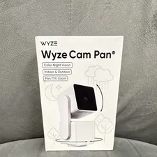 Wyze Cam Pan v3 1080p Wi-Fi Pan/Tilt Color Night Vision Indoor/Outdoor White