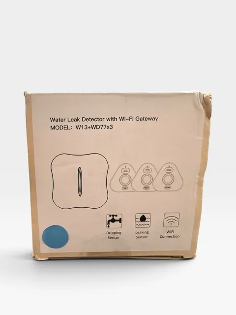Smart Water Leak Detector with App Alerts & 120dB Alarm - 4 Sensors & Gateway