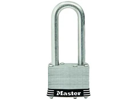 Master Lock 5SSKADLJHC Laminated Stainless Steel Padlock 2" x 2-1/2"