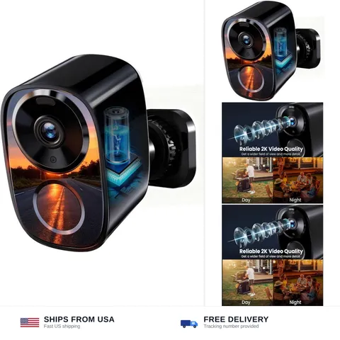 2026 Enhanced 2K UHD Security Cameras Wireless Outdoor – Free Cloud & SD Stor...