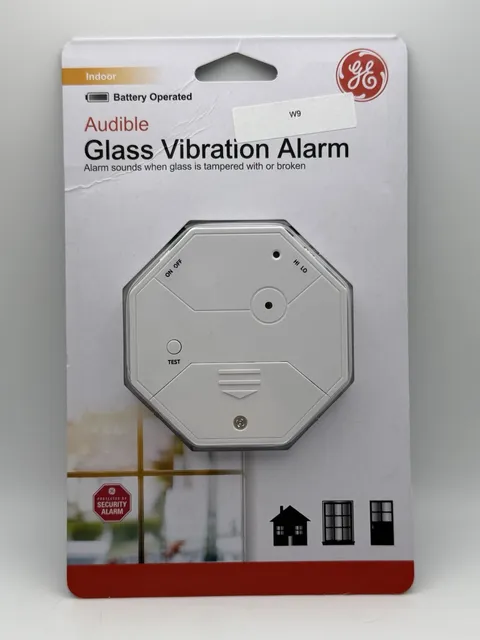 General Electric Personal Security Wireless Glass Vibration Detector Alarm T6