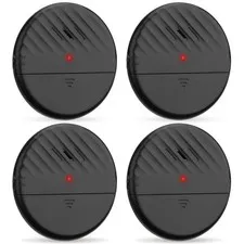 Window Alarm Glass Break Sensor Alarm 125dB Ultra-Slim Glass Break Detector A...
