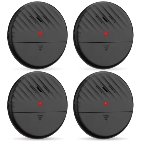 Window Alarm Glass Break Sensor Alarm 125dB Ultra-Slim Glass Break Detector A...