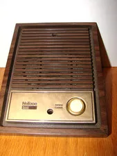 Nutone IS-67 Woodgrain Intercom Door speaker W/ Lighted Pushbutton Door Chime