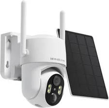 Wifi Solar Security Cameras Wireless Outdoor with 2K HD View | 360° PTZ Remote S