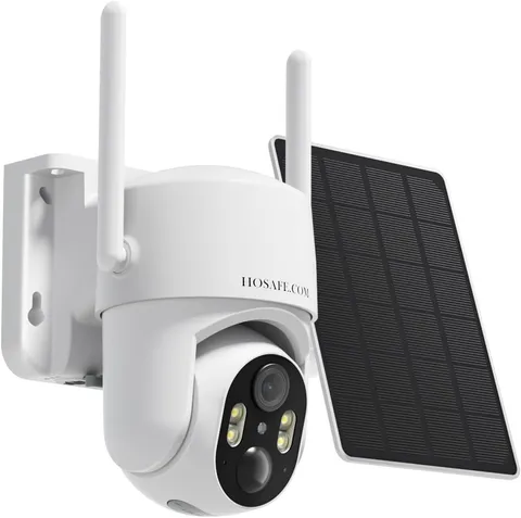 Wifi Solar Security Cameras Wireless Outdoor with 2K HD View | 360° PTZ Remote S