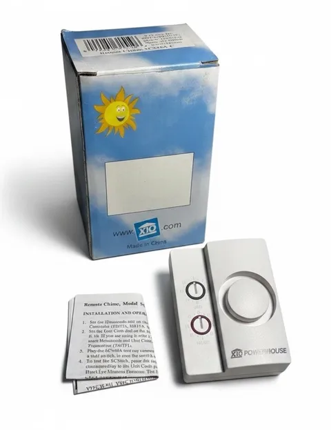 X10 X-10 SC546A-C Remote Chime Home Security Plug In New