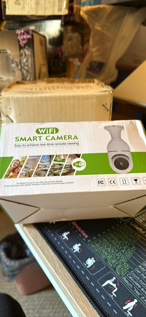 WiFi IP Indoor Surveillance Camera Pan-Tilt Motion Two-Way Audio MicroSD