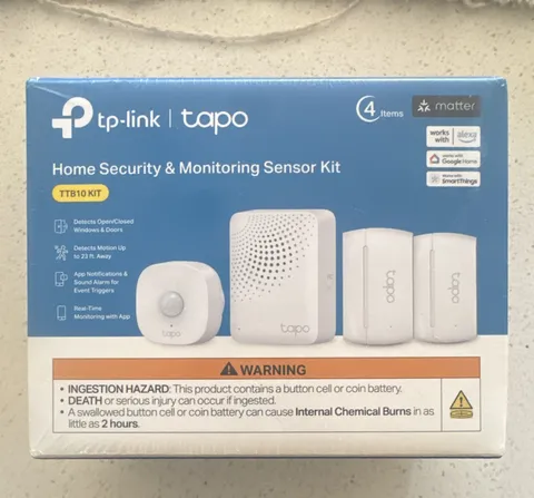 BRAND NEW TP-Link Tapo TTB10 KIT Wireless Matter Indoor Security System