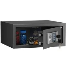 0.7 Cubic Feet Safe Box, Digital Security Lock Box with Shelf & Keypad & Comb...
