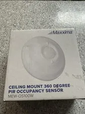 Maxxima Wired 360° PIR Ceiling Mount Occupancy Sensor Indoor White MEW-OS100W