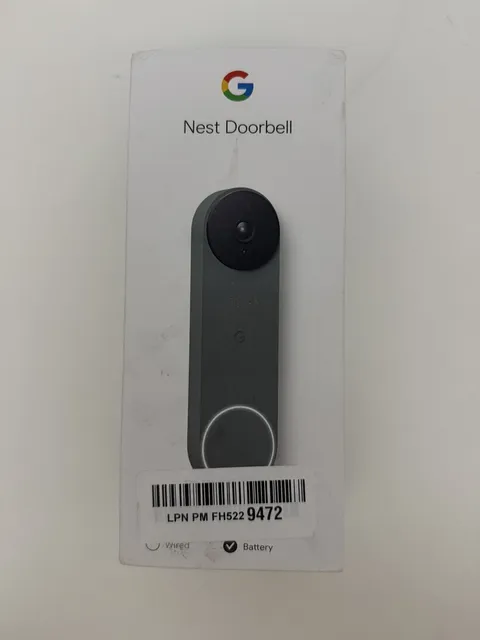Google - Nest Battery Doorbell (3rd Gen) 2K Video w/Gemini - GA02075-US - Hazel