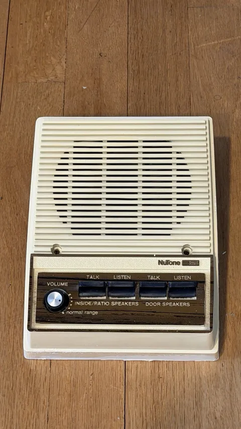 Vintage Nutone intercom system