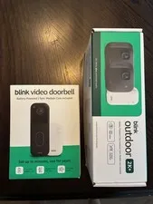 Blink door camera and 2 outdoor cameras