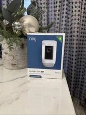 Ring Spotlight Cam Pro Battery - White NEW (Latest Model) 2025 2K Vision