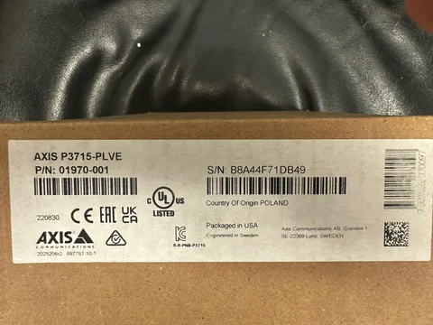 NEW Sealed Axis  P3715-PLVE Dual Sensor IP Indoor/Outdoor Security Camera