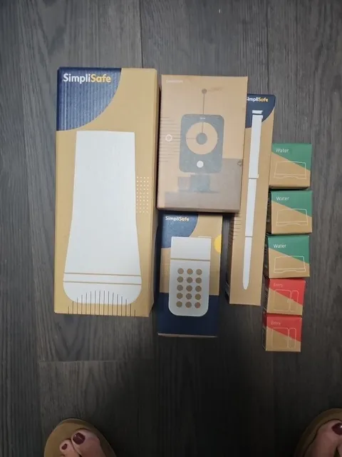 SimpliSafe Complete Home Security System Kit w/ Outdoor Camera, Sensors, Keypad