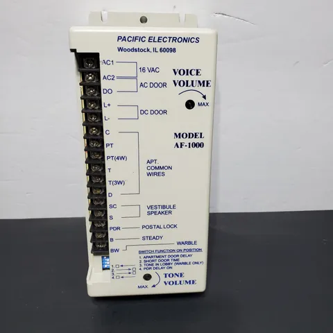 Pacific Electronics Af-1000 Amplifier for intercom systems