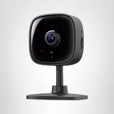 Tapo 1080P Indoor Wired Security Camera, Works Baby, Pet Monitor, Black