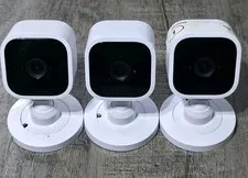 3 Pack Blink Mini plug-in smart security camera 1080p HD video BCM00300U - White