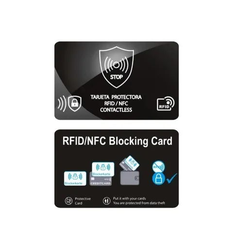 50PCS RFID Blocking Cards NFC Debit Credit Card Passport Protector Blocker Set