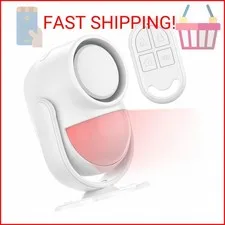 Luckydeer 125dB Loud Motion Sensor Alarm with 328ft Remote Control (40ft PIR Det