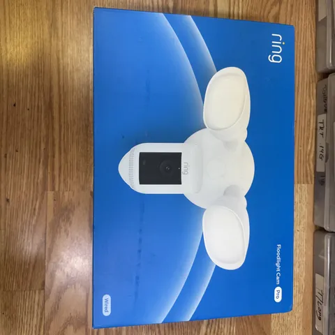 Ring Floodlight Cam Pro Wired 2nd Gen Retinal 4K White NEW in The Box From Facto