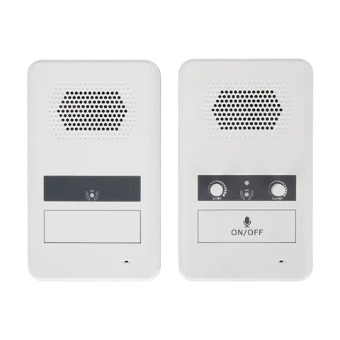 1 Dual Way Counter Intercom Premium Speaker For Bank White