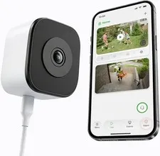 5MP 3K No Drill Window Security Camera, 2.4GHz & 5GHz WiFi Indoor Window Camera
