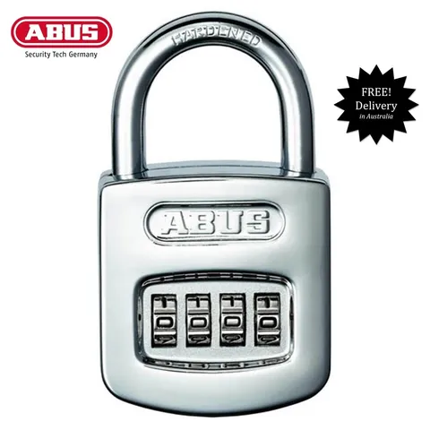 ABUS Padlock  -160/50 -50mm -Resettable Combination Padlocks-FREE POST