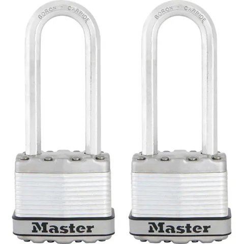Master Lock Padlock 11/16 X 1 3/4In Dual Ball Bearing Locking