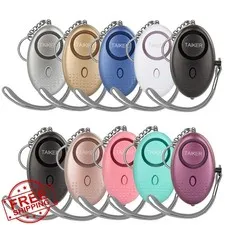 Taiker 10pk 140DB Personal Alarm Colorful