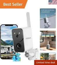 High-Definition 3MP Outdoor Wireless Camera - Motion Alerts & Remote View Access