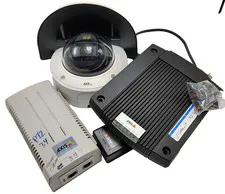 Axis P3245-LVE Dome Network Security Camera Q7404 Video Encoder T8123 PoE30W Set