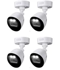 ⭐️ NEW lot of four (4X) Lorex C884DA 4K CVI Wired Cameras 4X 60 Foot BNC Cables